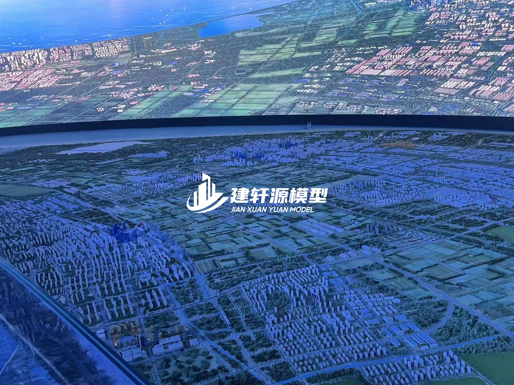 九寨沟城市规划模型制作