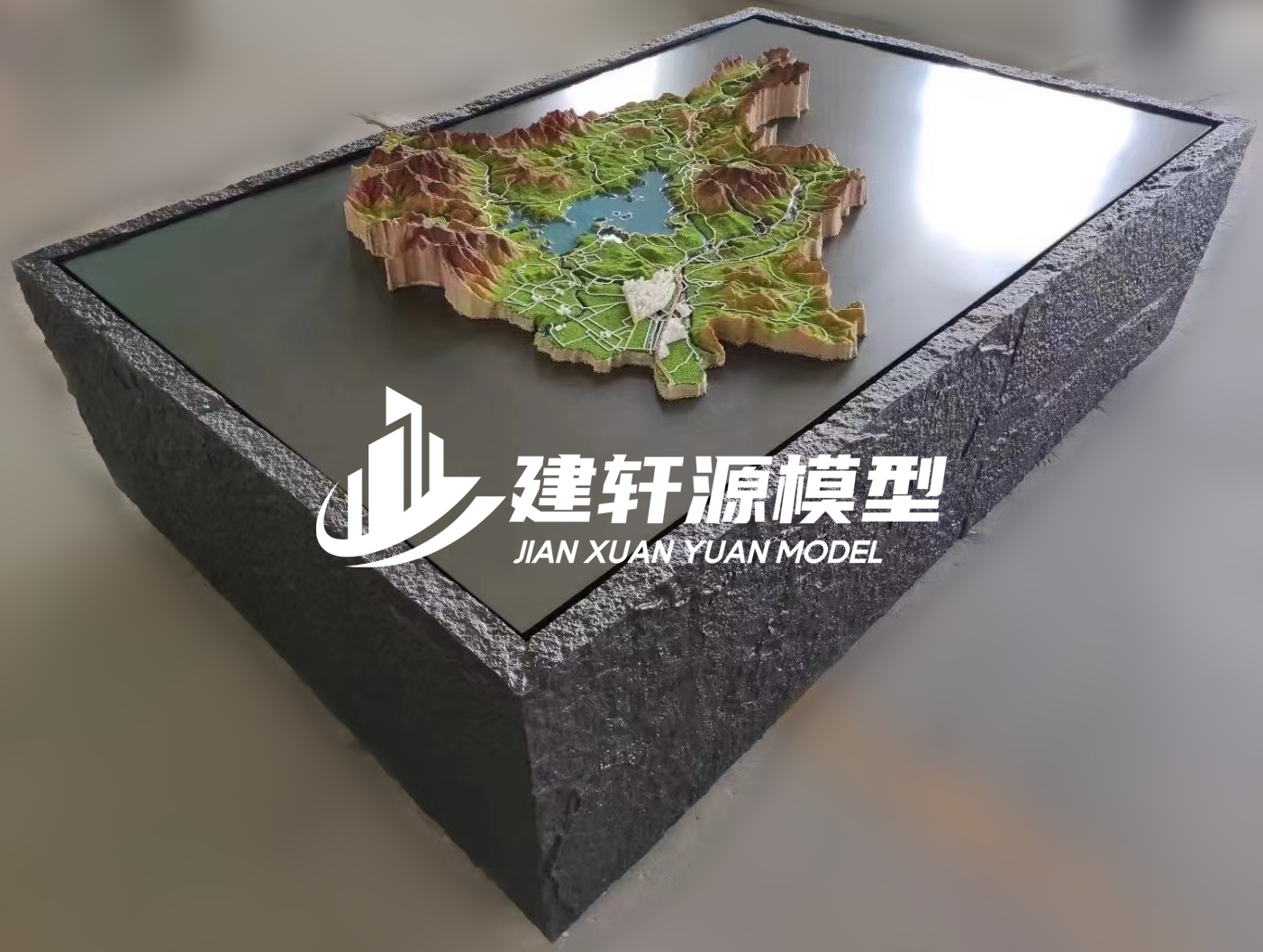 九寨沟地貌模型制作